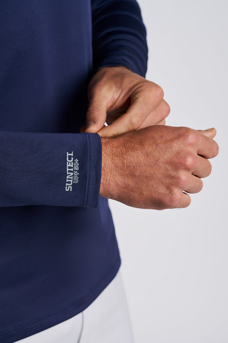 Suntect Shield Long Sleeve T-Shirt | Navy