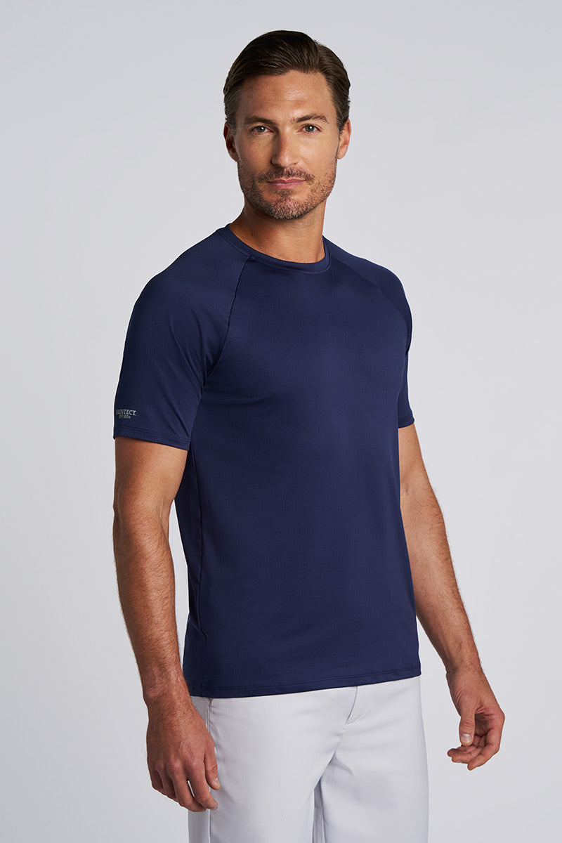 Suntect Shield Short Sleeve T-Shirt | Navy
