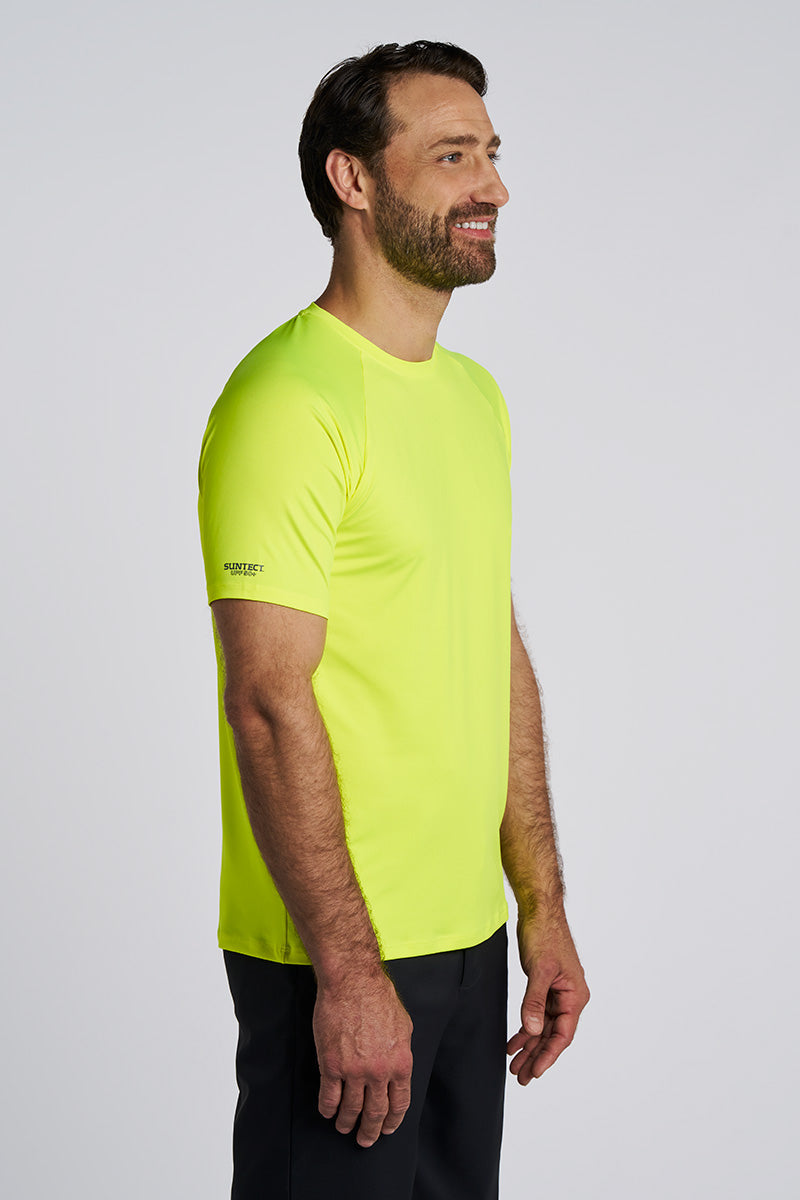 Suntect Shield Short Sleeve T-Shirt | Yellow