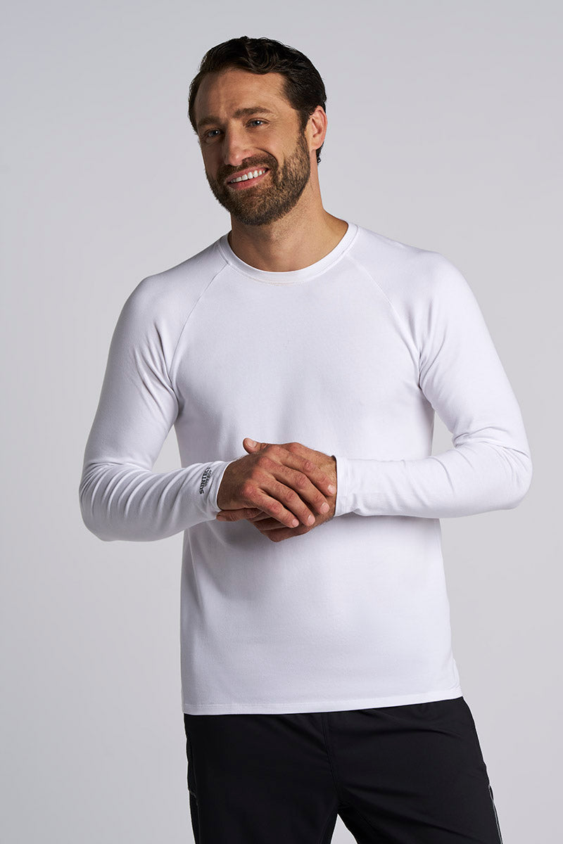 Suntect Defender Long Sleeve T-Shirt | White