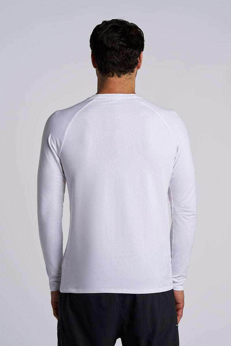 Suntect Defender Long Sleeve T-Shirt | White