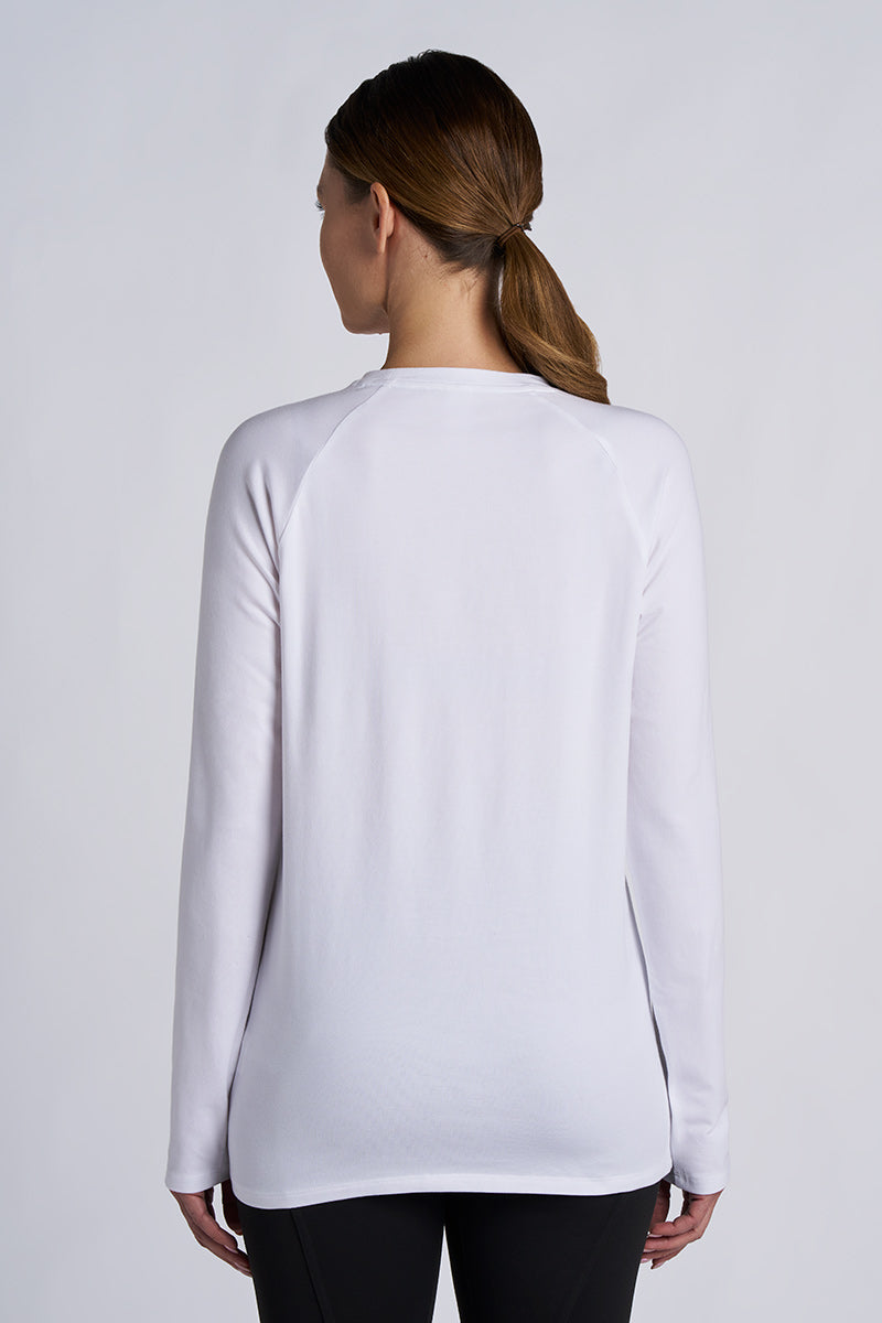 Suntect Defender Long Sleeve T-Shirt | White