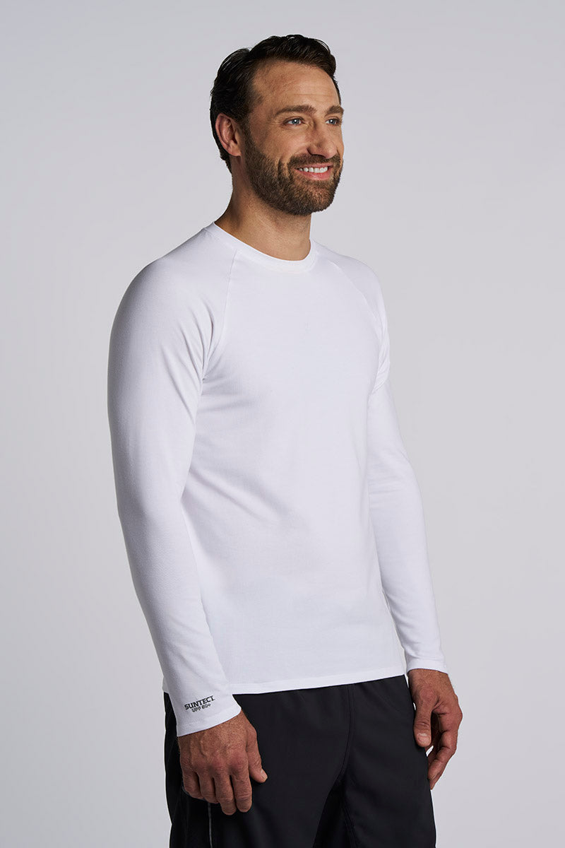 Suntect Defender Long Sleeve T-Shirt | White