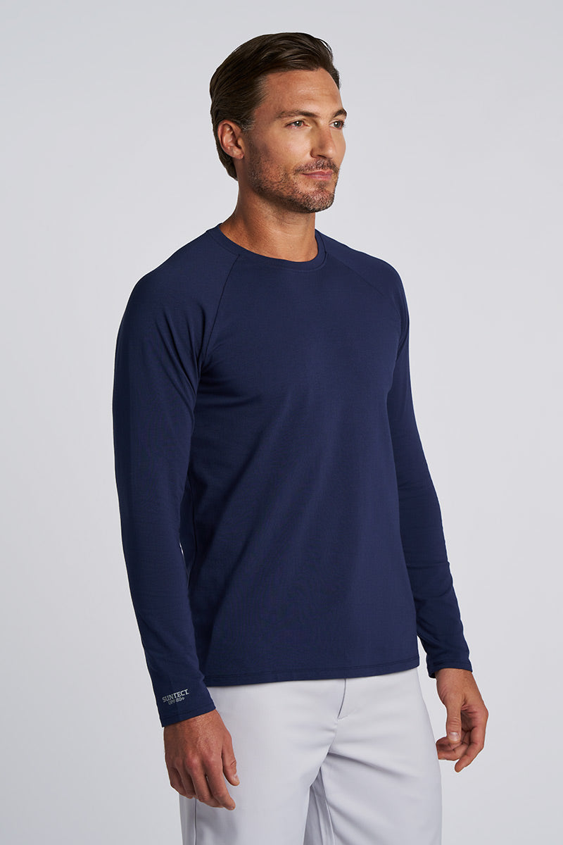 Suntect Defender Long Sleeve T-Shirt | Navy