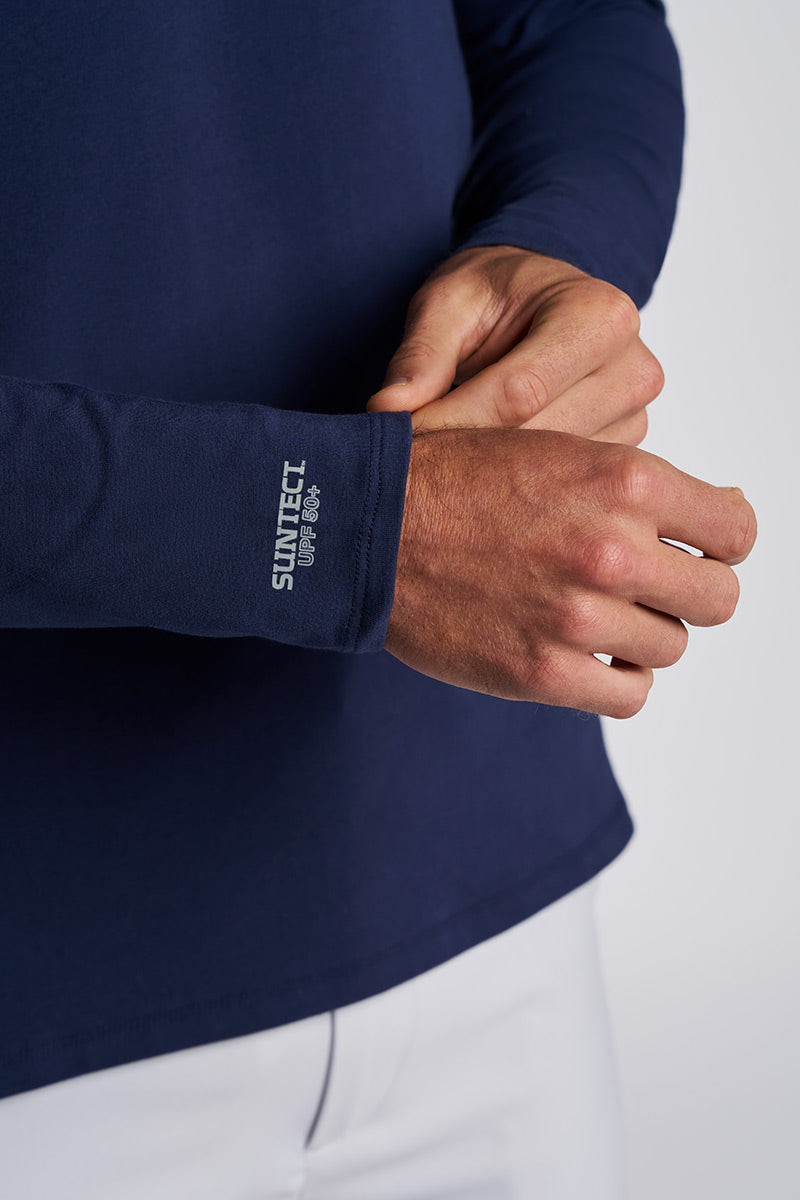 Suntect Defender Long Sleeve T-Shirt | Navy