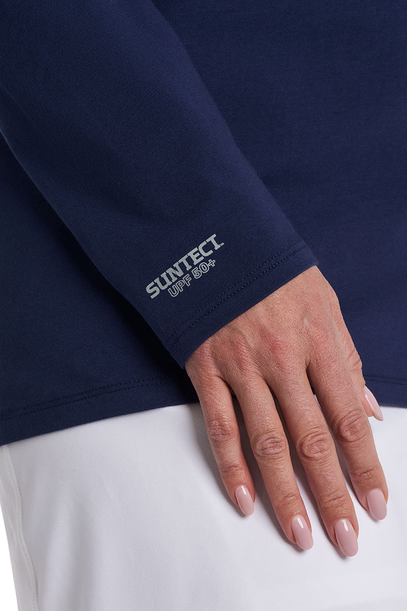 Suntect Defender Long Sleeve T-Shirt | Navy
