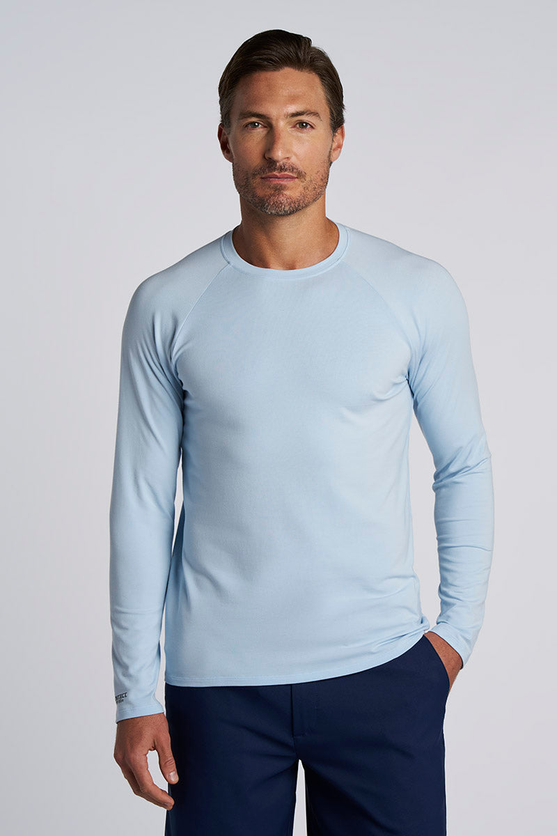 Suntect Defender Long Sleeve T-Shirt | Light Blue