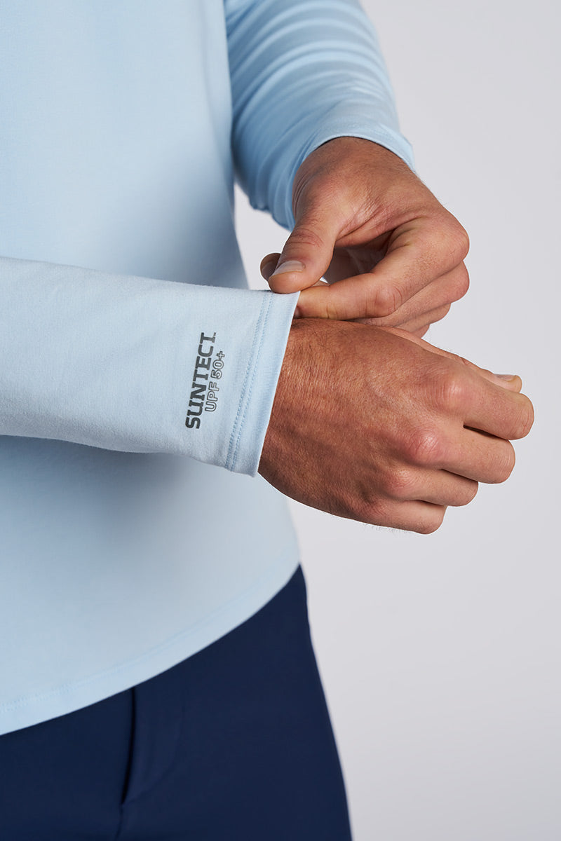 Suntect Defender Long Sleeve T-Shirt | Light Blue
