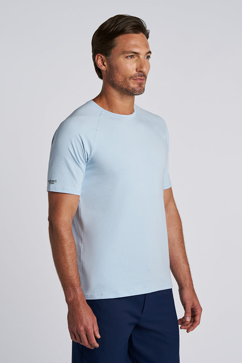 Suntect Defender Short Sleeve T-Shirt | Light Blue