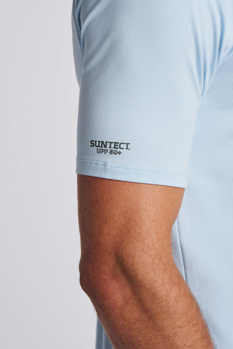 Suntect Defender Short Sleeve T-Shirt | Light Blue