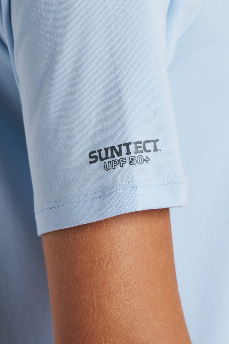 Suntect Defender Short Sleeve T-Shirt | Light Blue