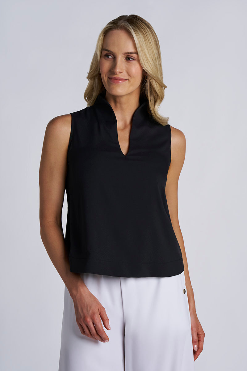 Women's Mykonos Sleeveless Top | Black