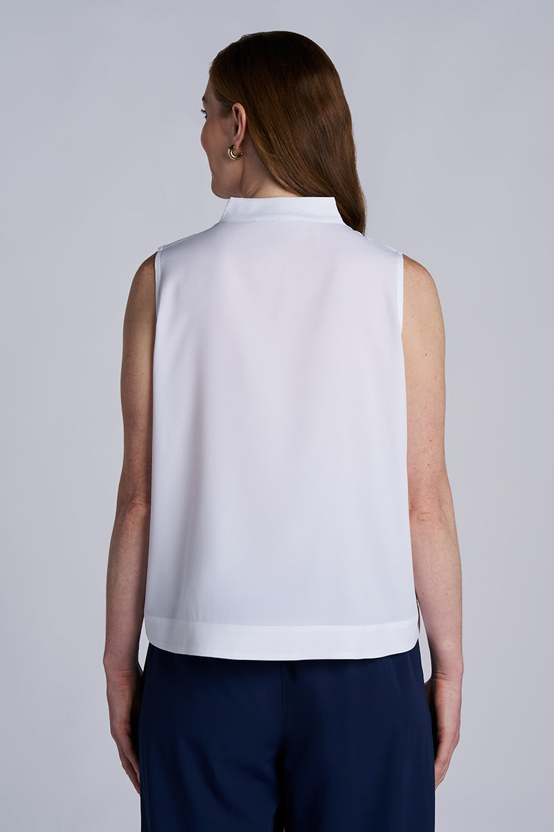 Women's Mykonos Sleeveless Top | White