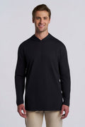 Men's Morada Long Sleeve Hoodie Pima Sol | Black