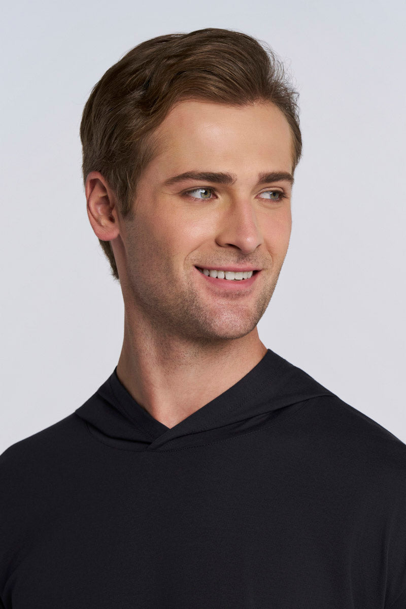Men's Morada Long Sleeve Hoodie Pima Sol | Black