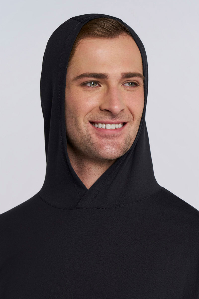 Men's Morada Long Sleeve Hoodie Pima Sol | Black