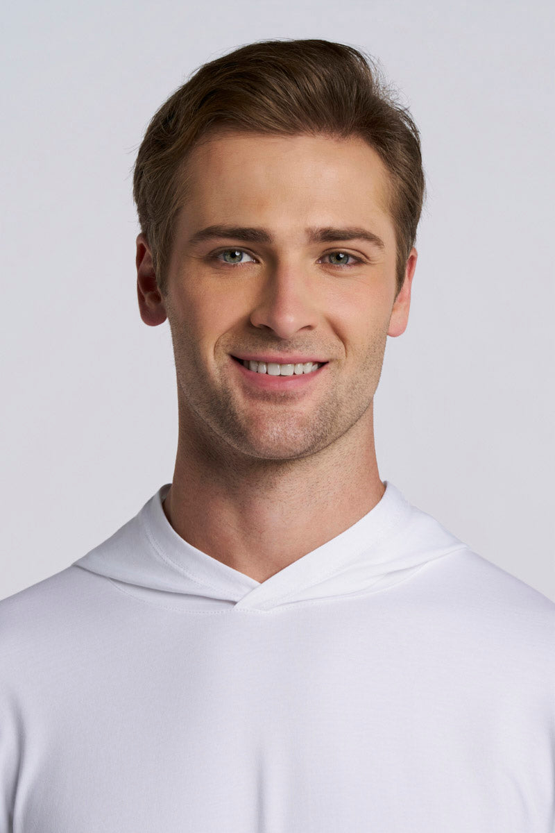 Men's Morada Long Sleeve Hoodie Pima Sol | White