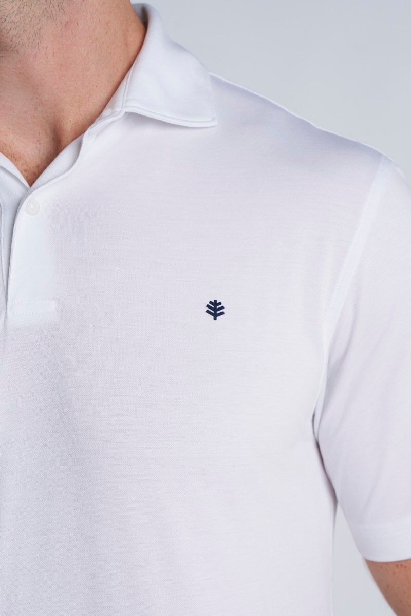 Men's All Day Short Sleeve Pique Polo | White