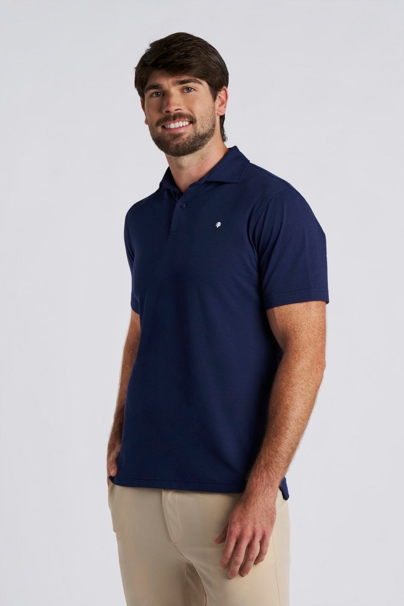 Men's All Day Short Sleeve Pique Polo | Navy