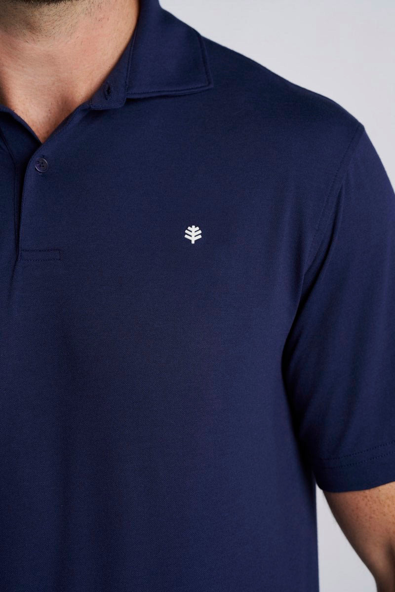 Men's All Day Short Sleeve Pique Polo | Navy
