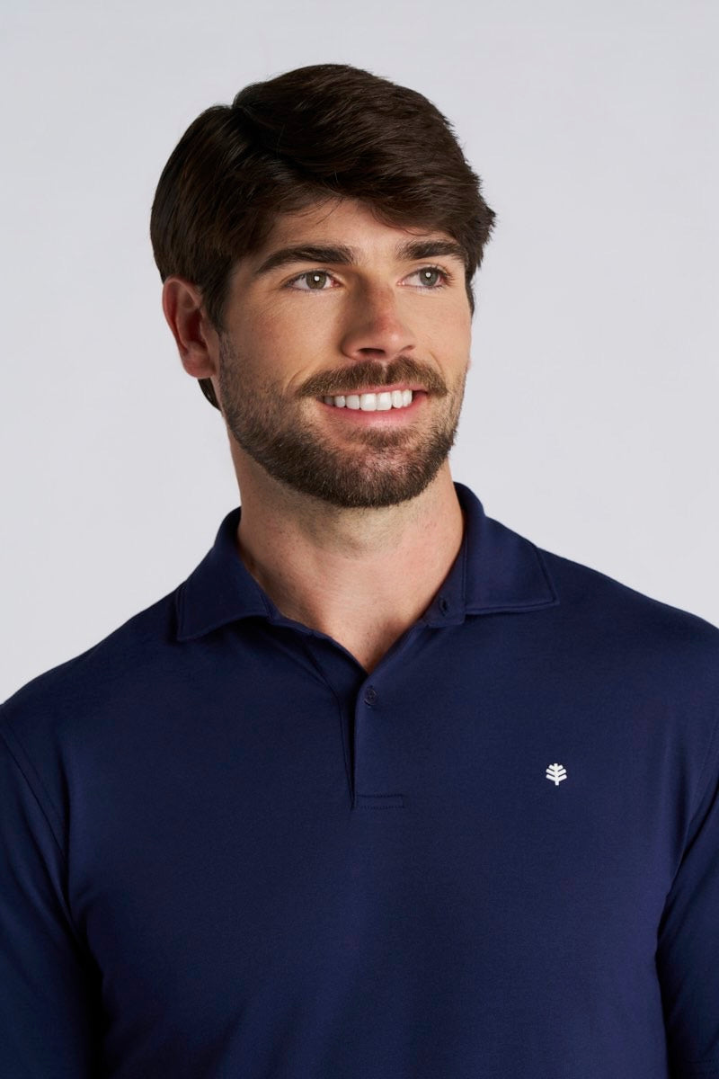 Men's All Day Short Sleeve Pique Polo | Navy