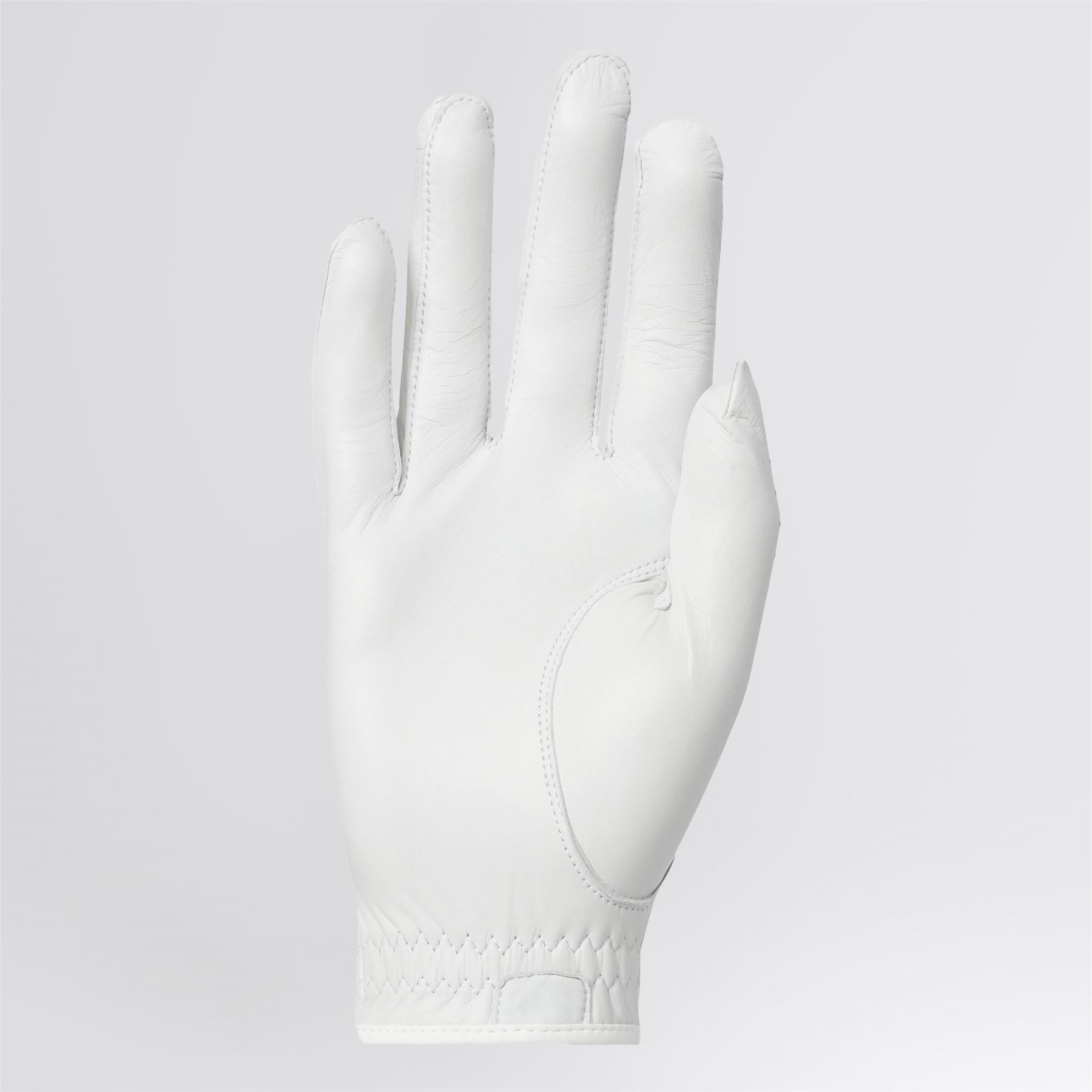 Pro Leather Right Hand Golf Glove White