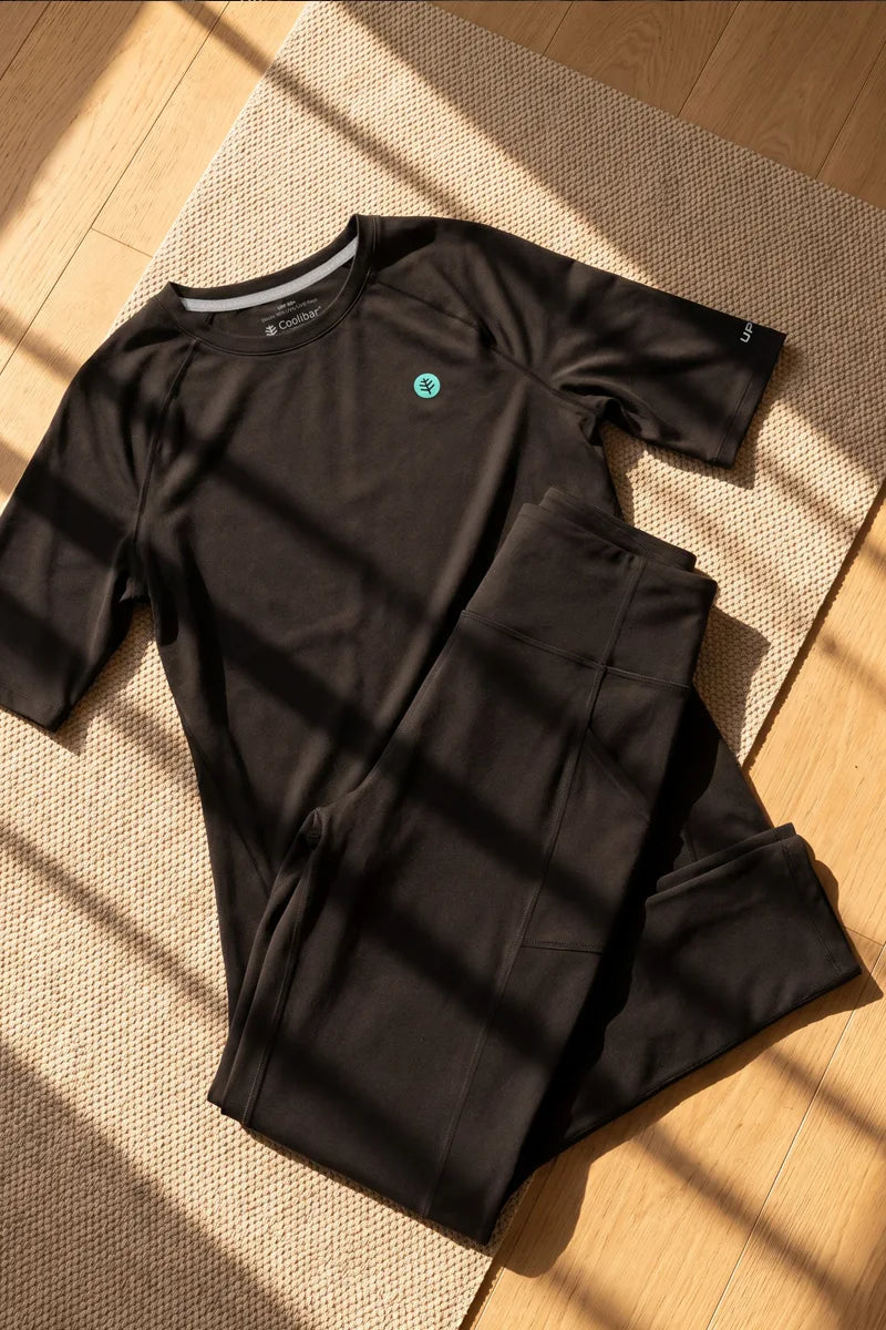 Women's Devi Short Sleeve Fitness Shirt | Black