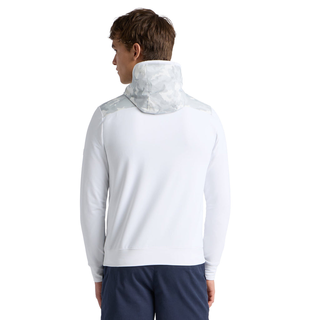 G/FORE Camo Brushed Back 1/4 Zip Hoodie