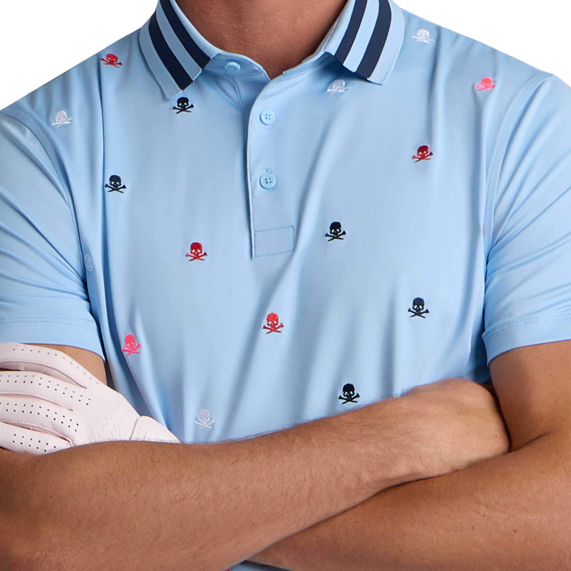 G/FORE Embroidered Tech Jersey Polo Shirt