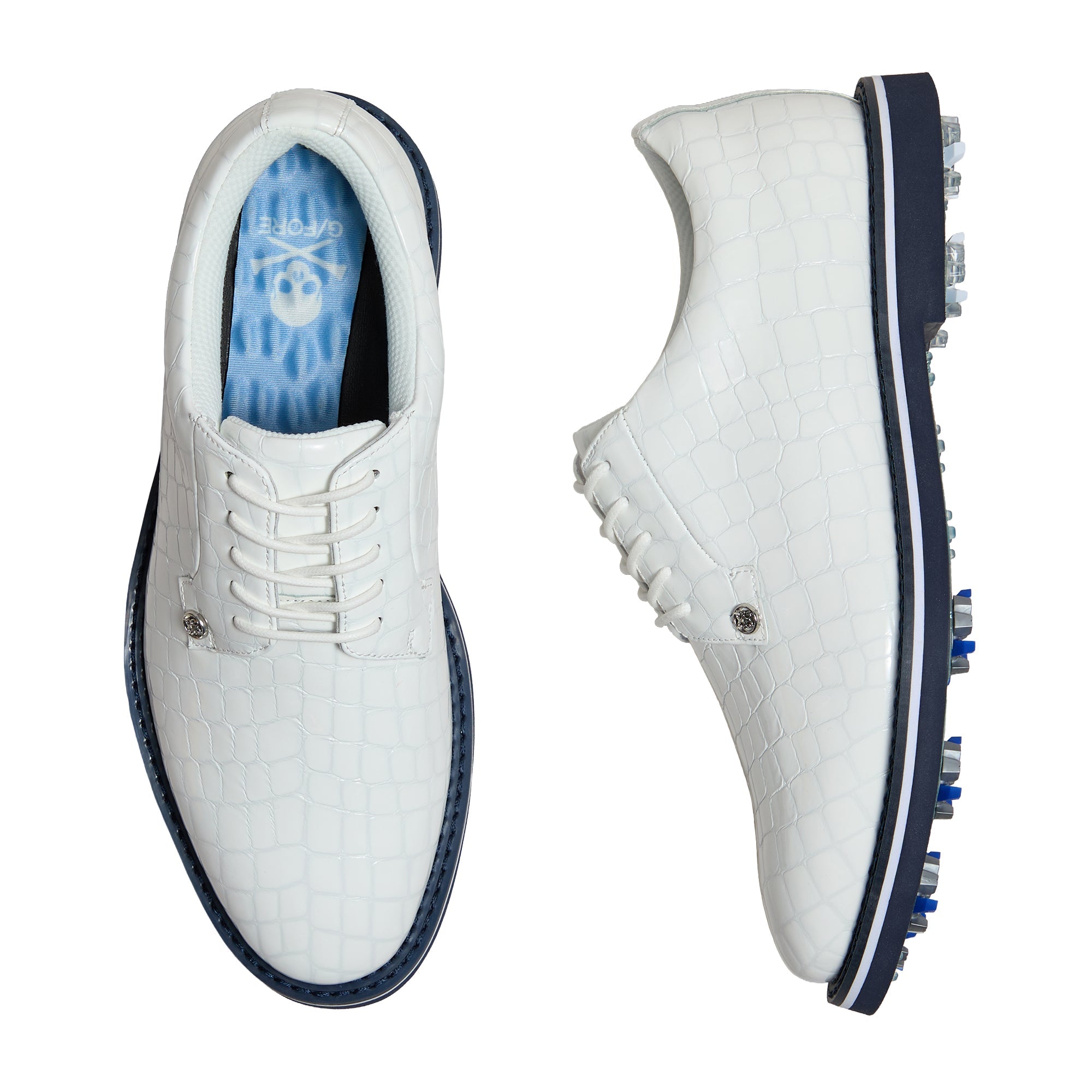 G/FORE Gallivanter G/Lock Croc Leather Golf Shoes