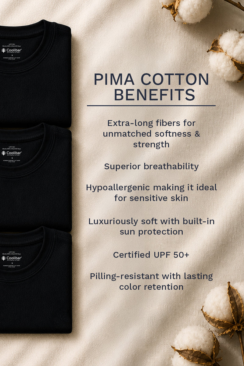 Men's Morada Everyday Short Sleeve T-Shirt Pima Sol | Black