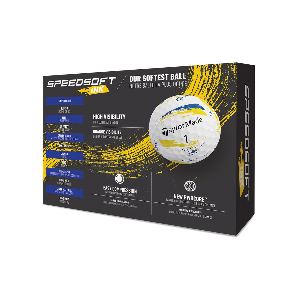 TaylorMade SpeedSoft Ink Golf Balls