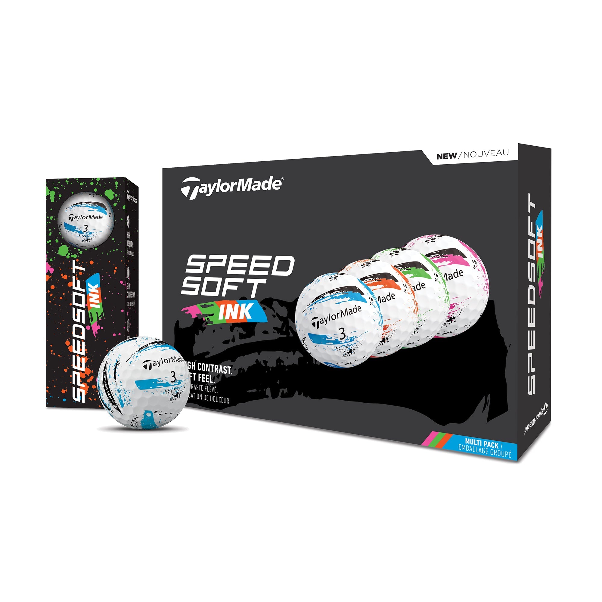 TaylorMade SpeedSoft Ink Golf Balls