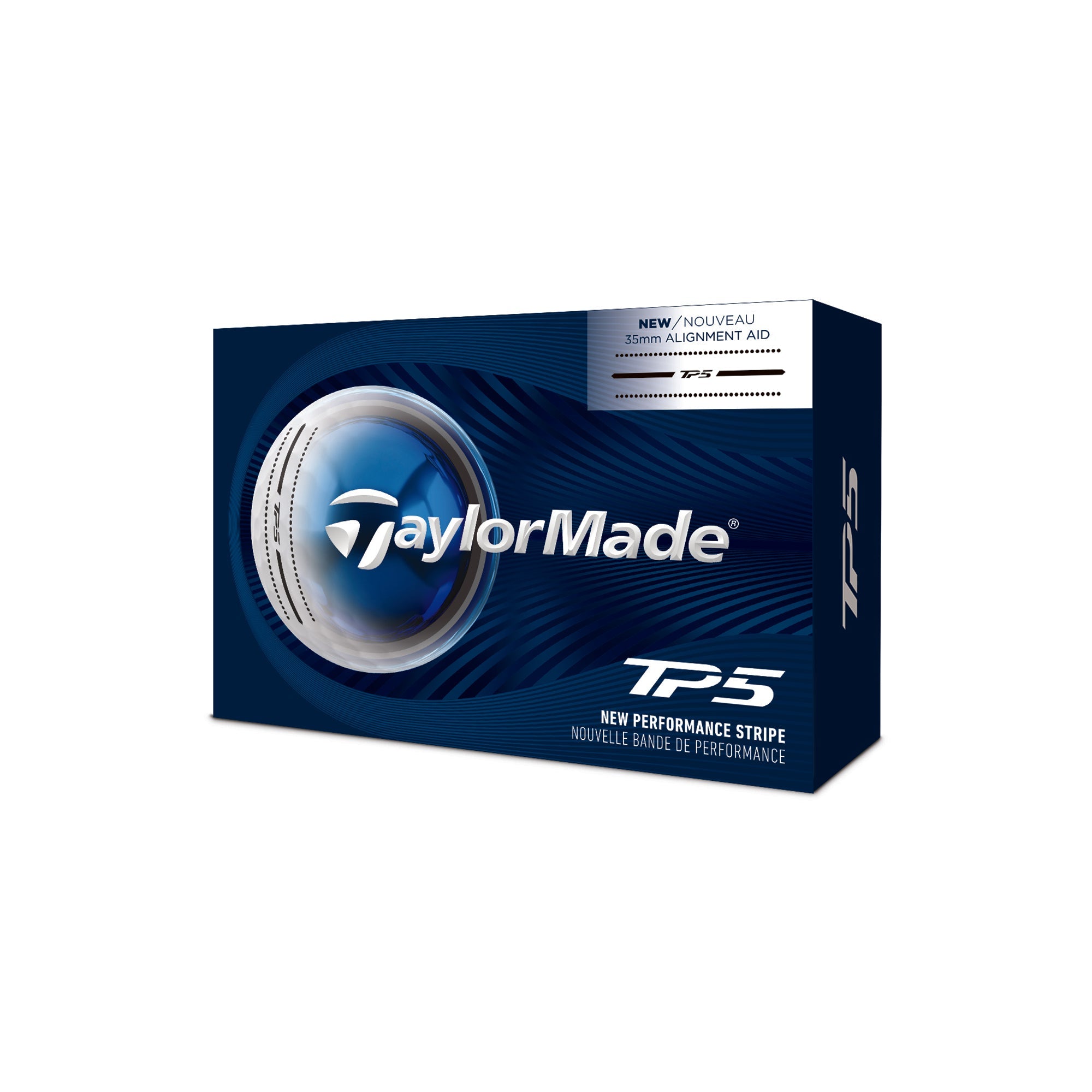 TaylorMade TP5 Performance Stripe Golf Balls 2026 - 6 Pack