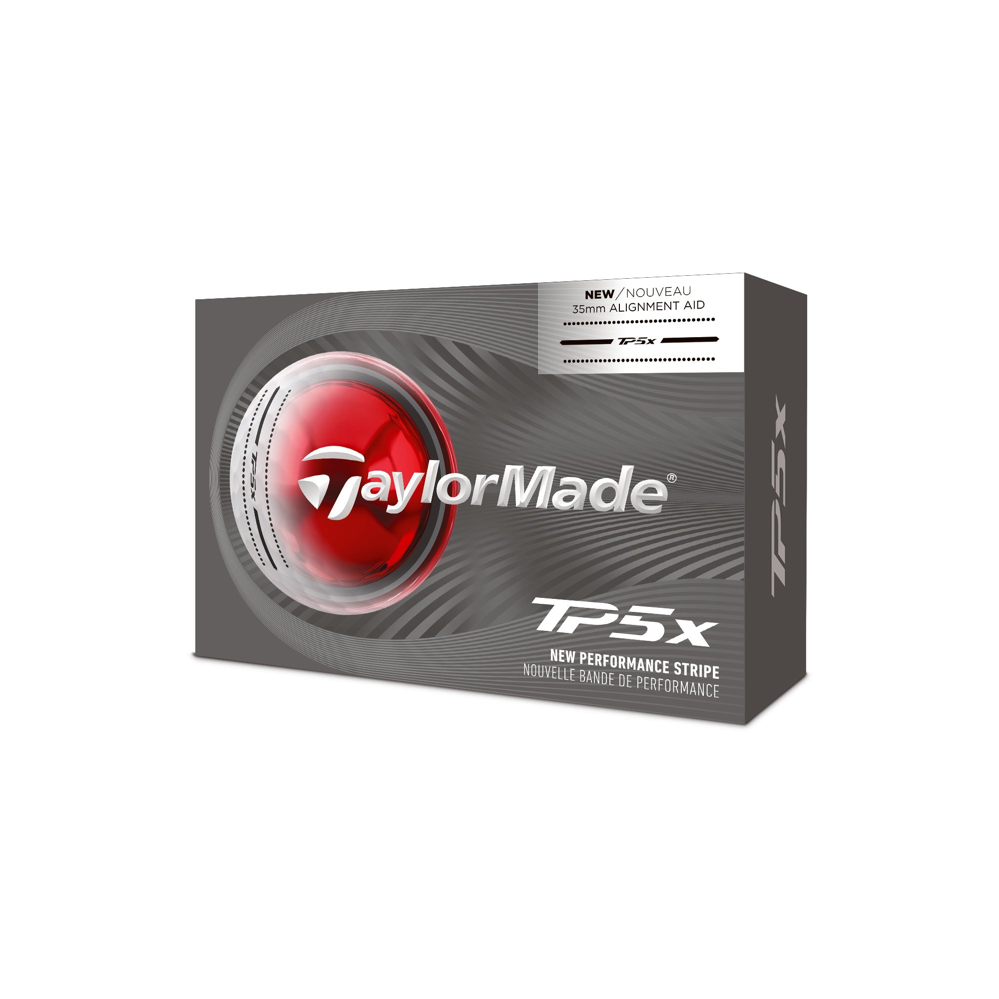 TaylorMade TP5x Performance Stripe Golf Balls 2026 - 6 Pack