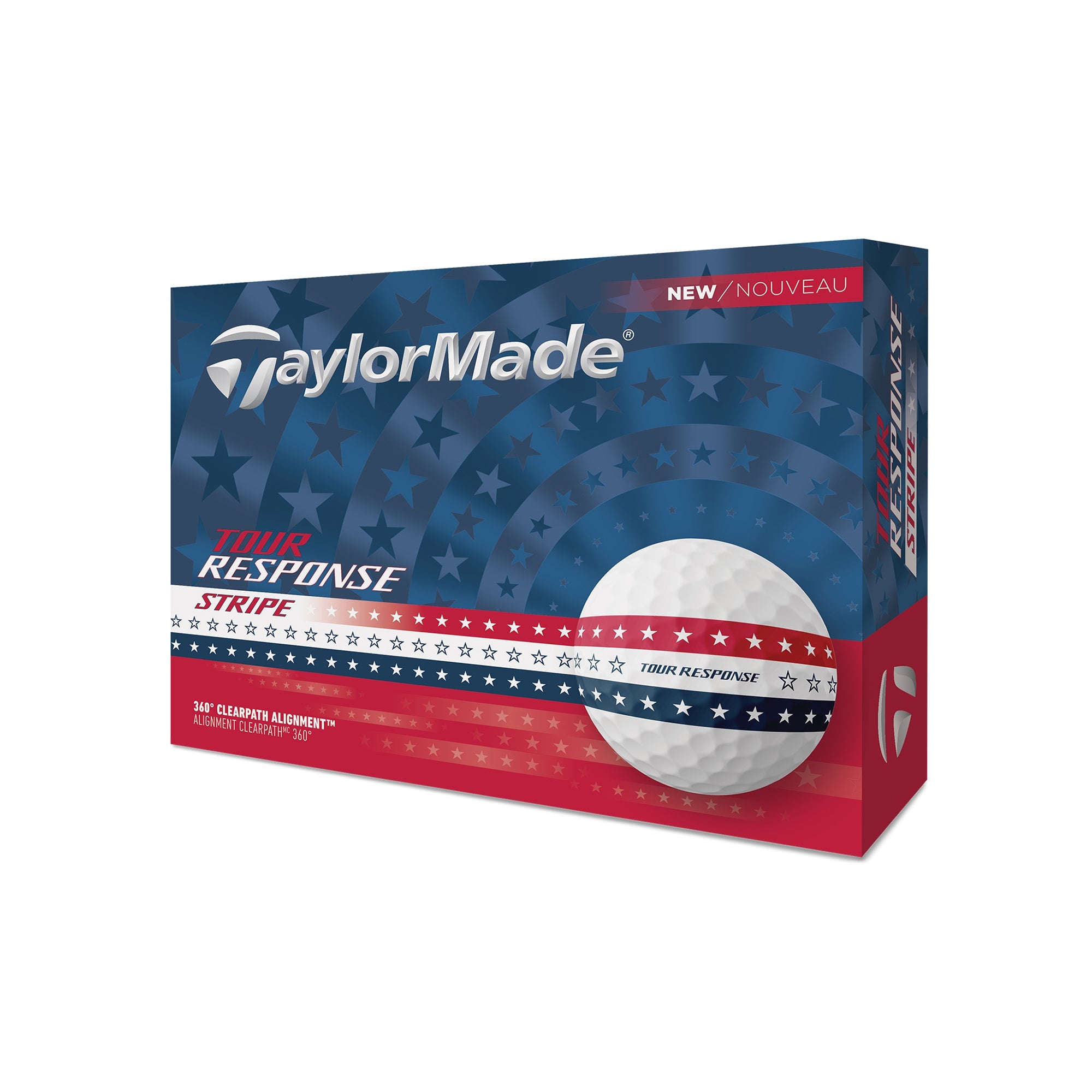 TaylorMade Tour Response Stripe USA Golf Balls