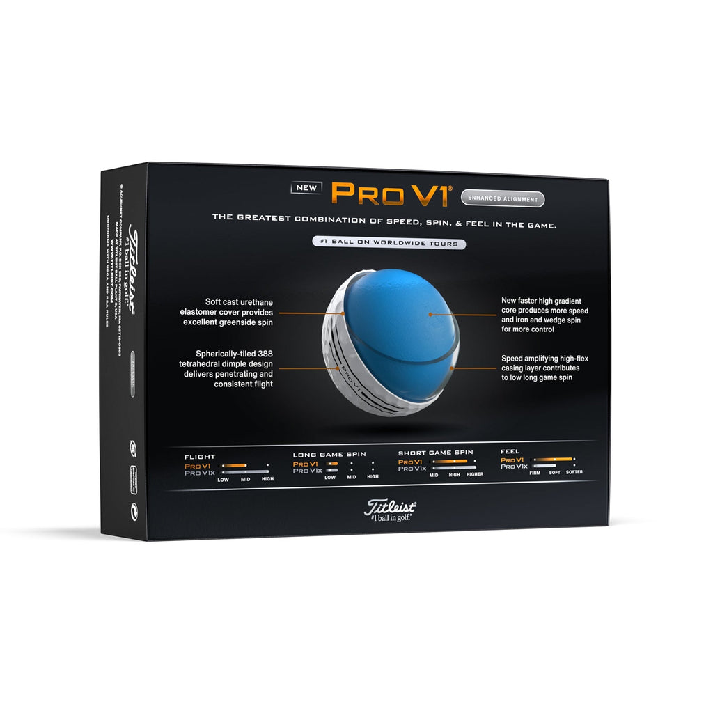 Titleist Pro V1 Enhanced Align Golf Balls 2025