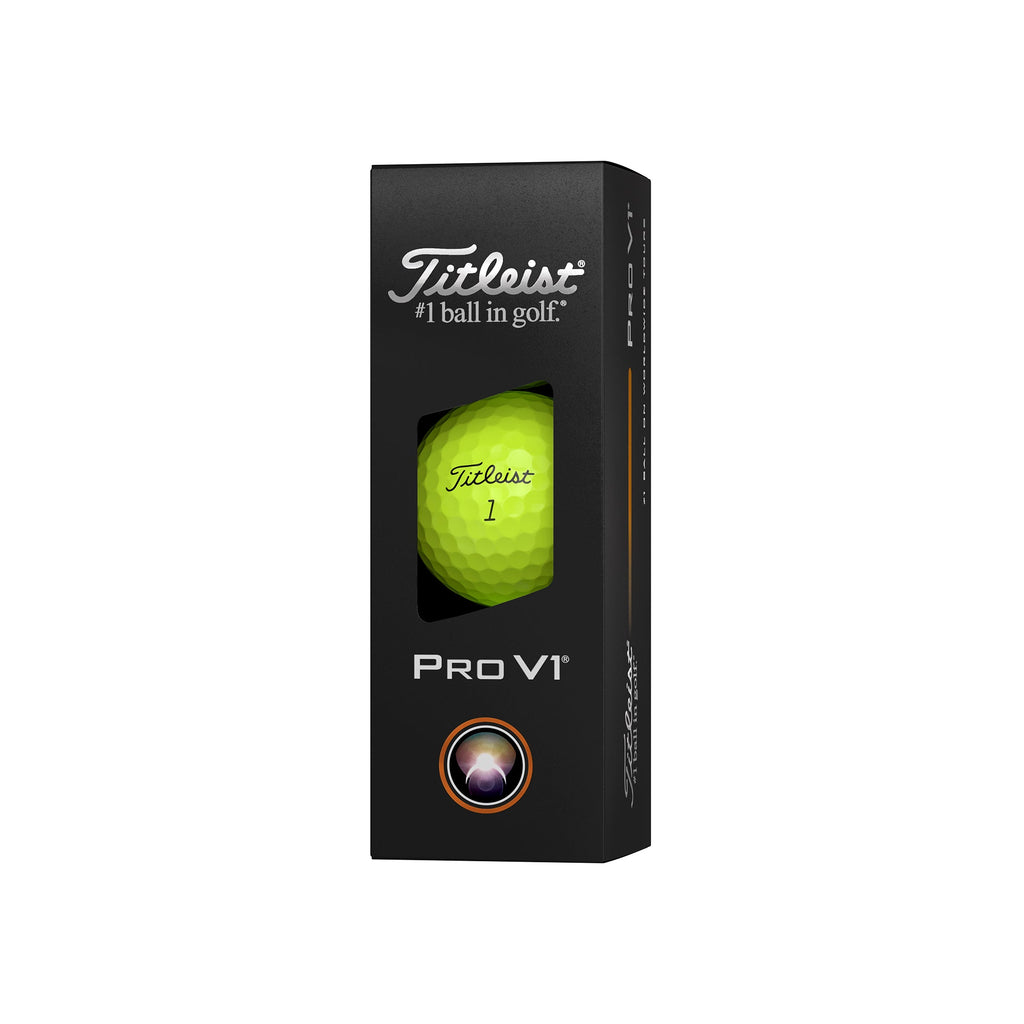 Titleist Pro V1 Golf Balls 2025 - Yellow