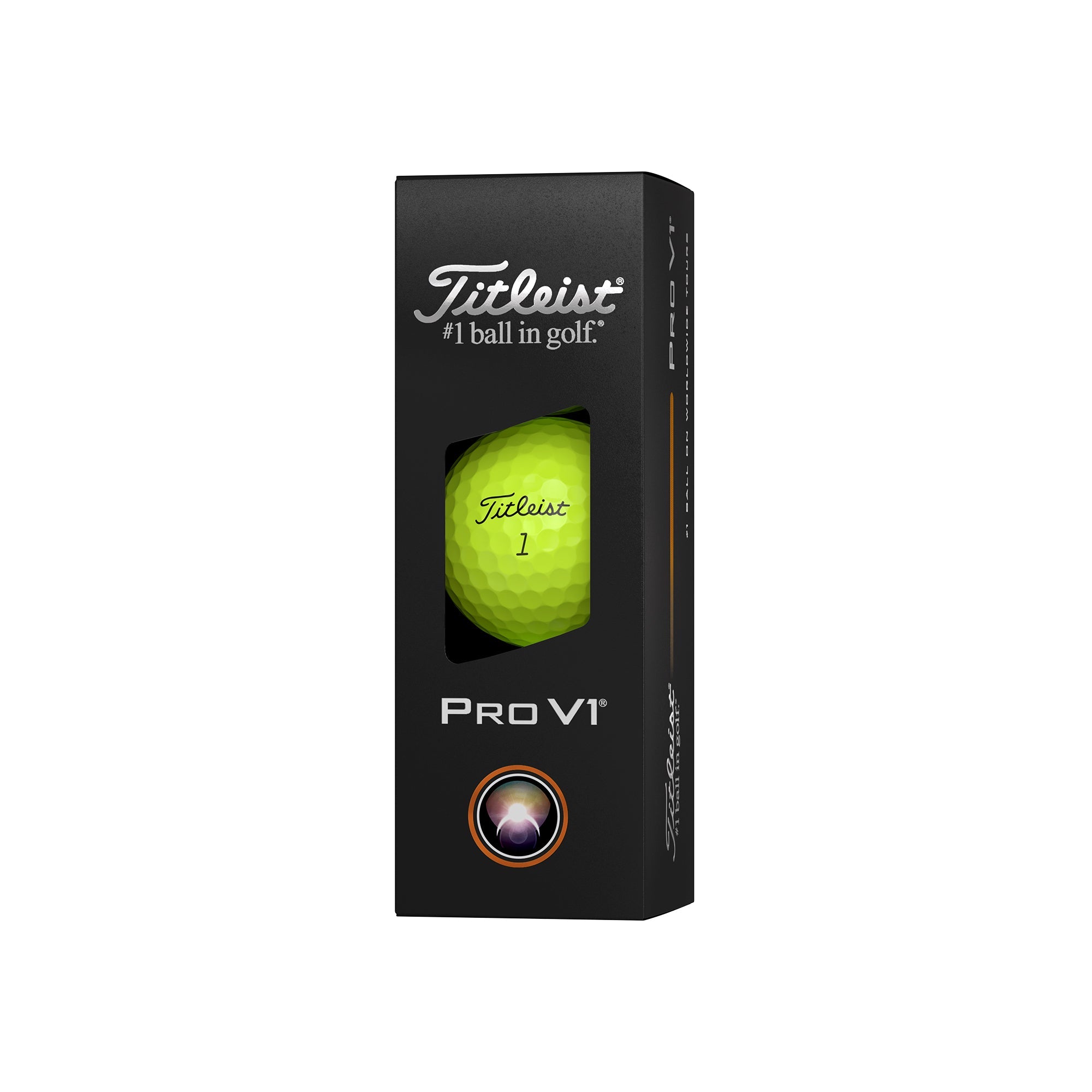 Titleist Pro V1 Golf Balls 2025 - Yellow