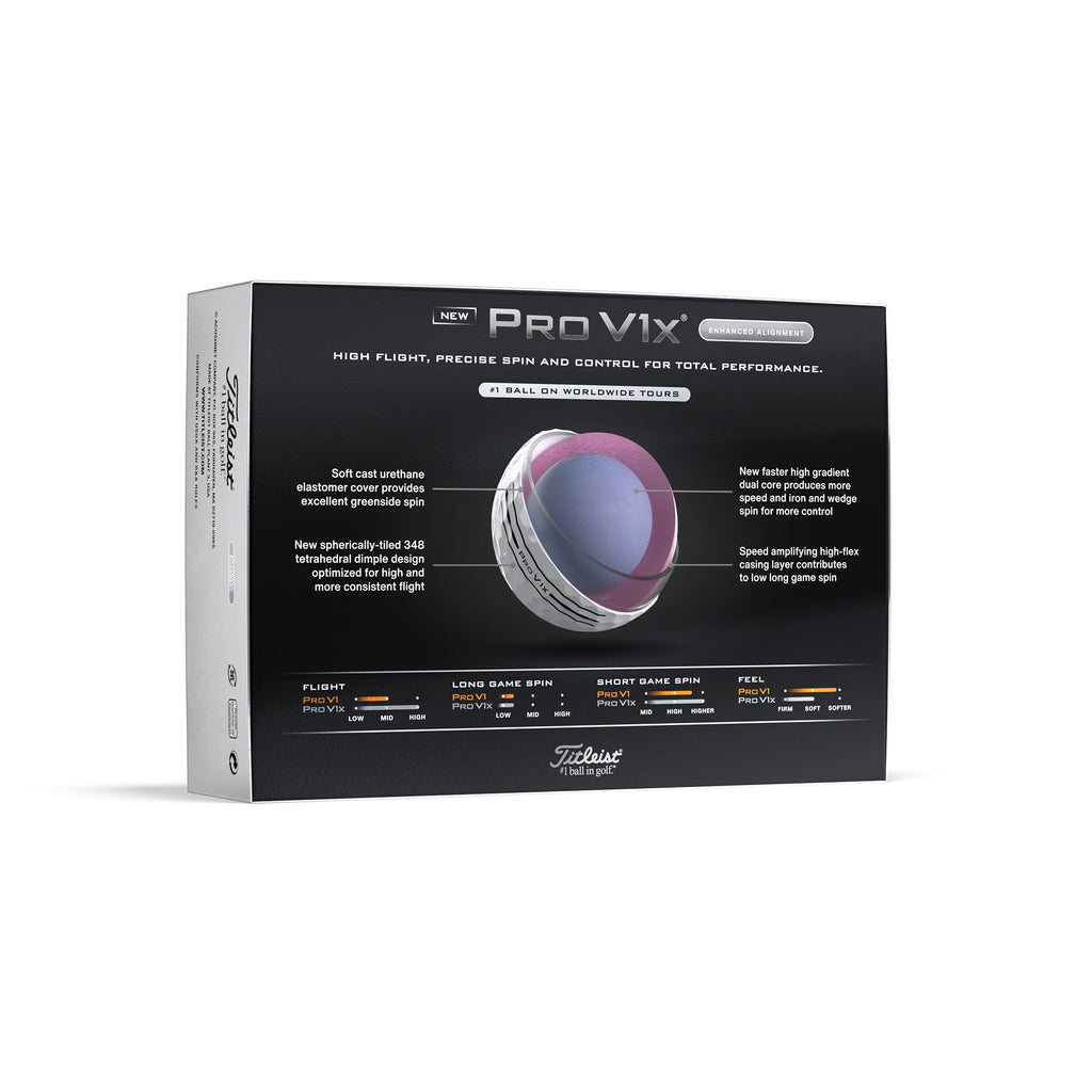 Titleist Pro V1x Enhanced Align Golf Balls 2025