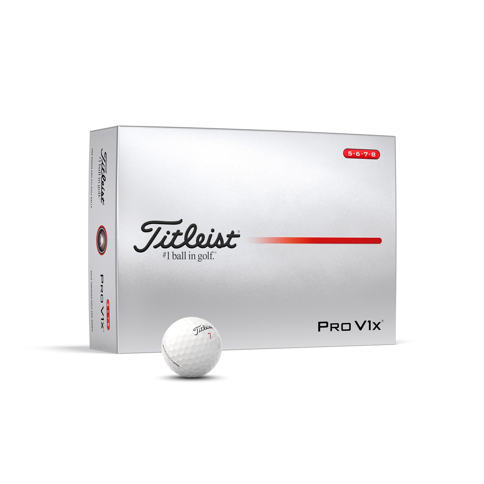 Titleist Pro V1x High Number Golf Balls 2025