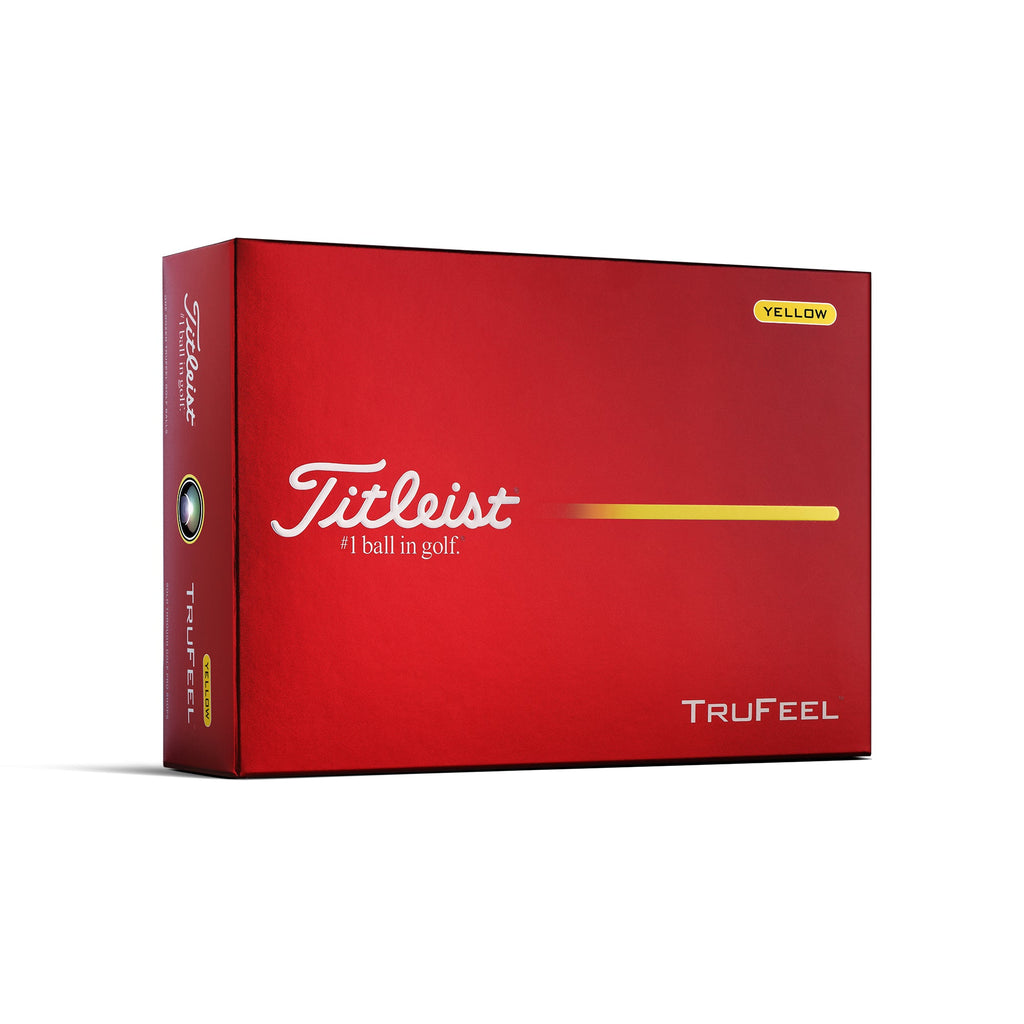 Titleist TruFeel Golf Balls 2026 - Yellow
