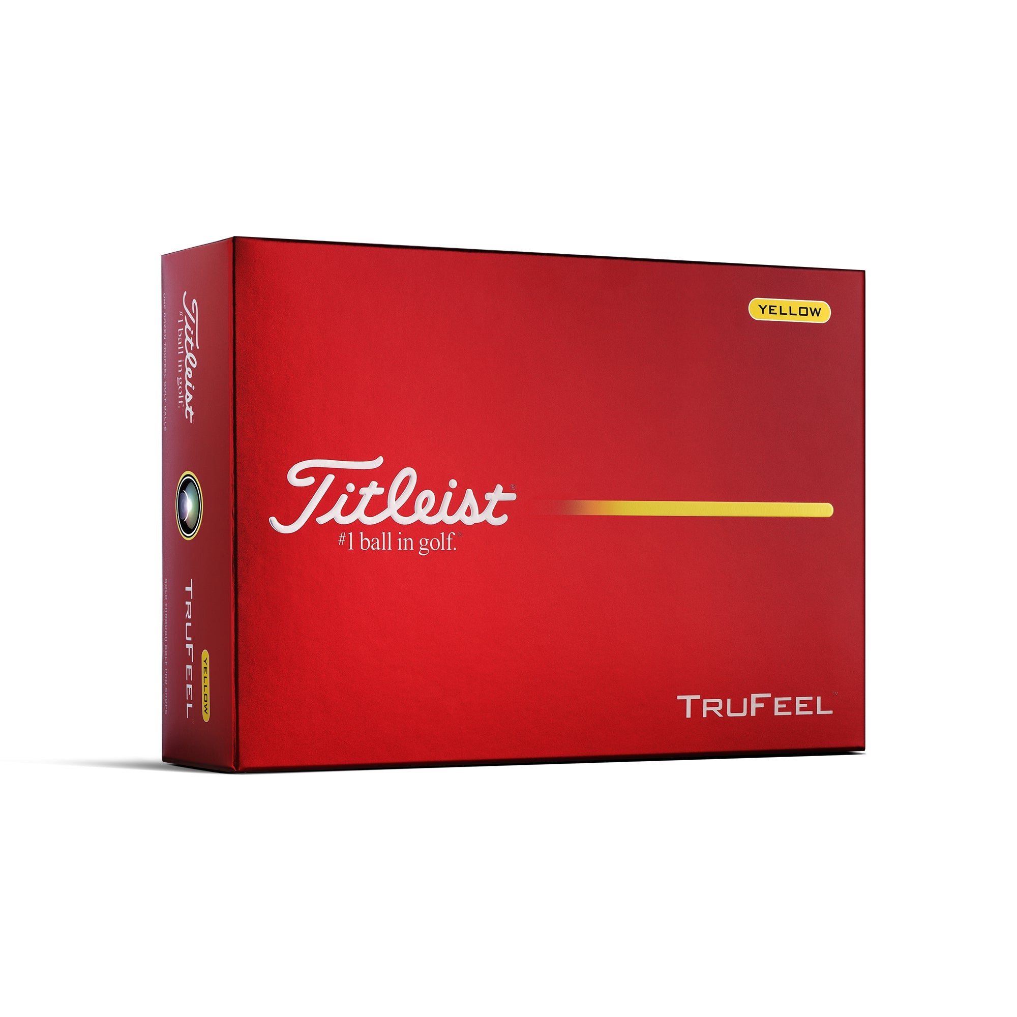 Titleist TruFeel Golf Balls 2026 - Yellow